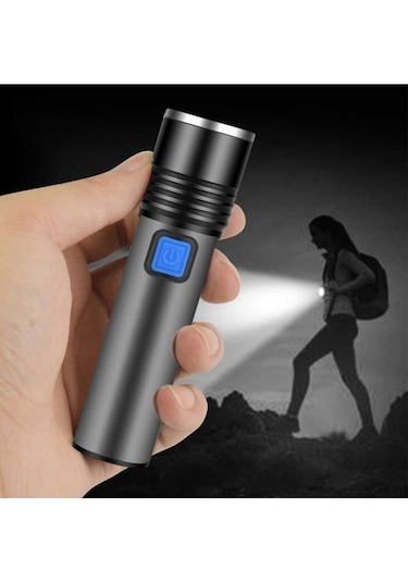 Watton Mini Profesyonel Güçlü Şarjlı El Feneri Wt-015-6574