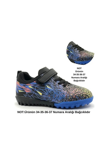 Cool Messi Profesyonel Çocuk Halısaha Ayakkabısı Siyah