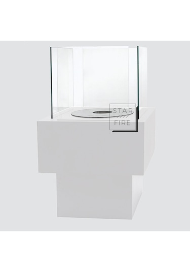 Starfire Tower Bioethanol Şömine Beyaz