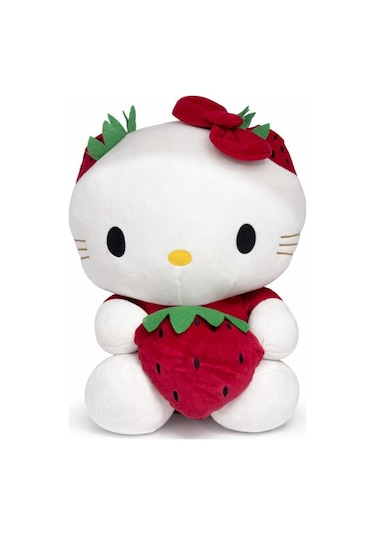 Hello Kity Peluş Oyuncak 30 Cm Kırmızı Kırmızı