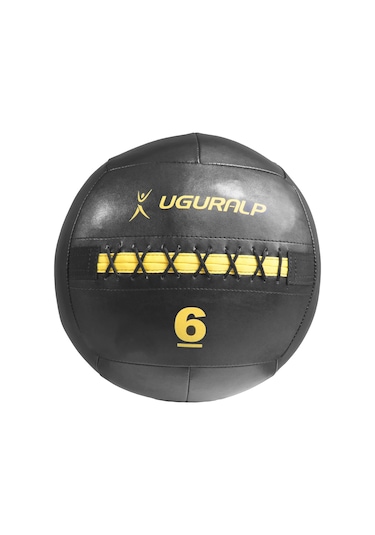 Uğuralp Deri Sağlık Topu 6Kg - Crossfit Model Medicine Ball