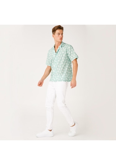 Anemoss Yelken Erkek Gömlek Buz Mavisi Buz Mavi