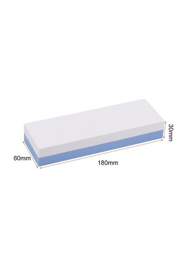 Pazly Çift Taraflı Bilenmiş Mutfak Bileme Taşı 400x1000mm, Beyaz Korundum, 620g, Ev Kullanım İçin