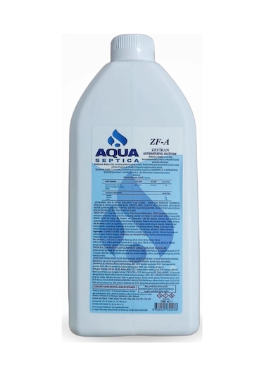 Aqua Zefiran Antibakteriyel Çözelti 1 Lt