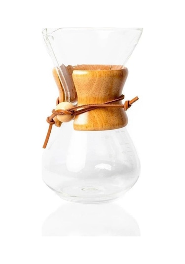 Pour Over Cam Kahve Demleme Sürahisi 600ml