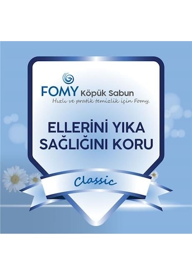 Fomy Classic Köpük El Sabunu 9 x 1 L + Dispenser