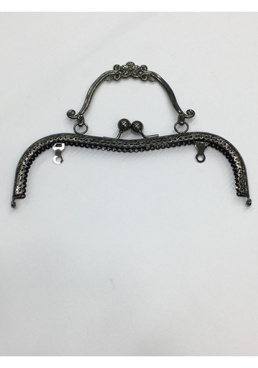 Çanta Ve Cüzdan Klipsi Kuluplu Çiçek Model Siyah Antrasit Siyah Antrasit Çok Renkli