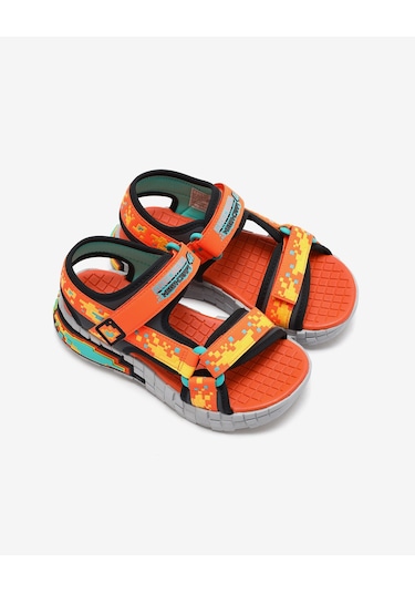 Skechers Megasplash 4k Büyük Erkek Çocuk Turuncu Sandalet 402161l Orbk Turuncu