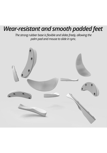 Gri Fomken Ergonomik Mouse Pad Silikon Jel Kaymaz Düzene Bilek Desteği Mat Mouse Pad Ofis Oyun Pc Için