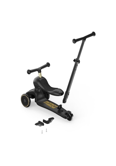 Scoot And Ride Push And Go Ebeveyn Kontrollü Çocuk Scooter Black&gold Limited Edition 240527-00089