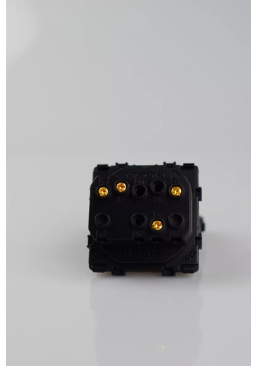 Vo'stabl Beyaz Mekanizmalı Çift Anahtarlı Şalter 185693486