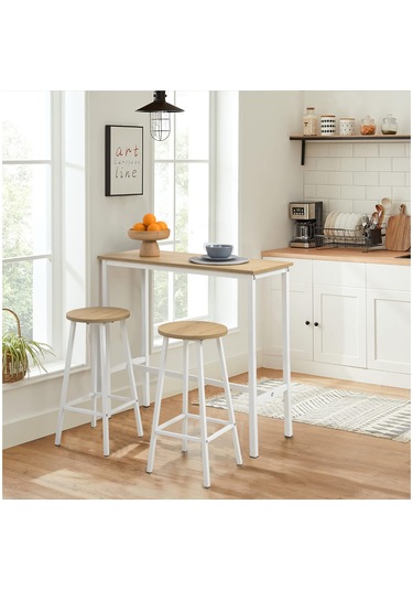 Esyala Riva Masa Takımı Beyaz