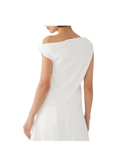 Anna Quan Şık Off - Shoulder Bluz İvory