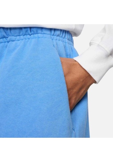 Club Fleece Short Fine 2.0 Bol Kesim Mavi Erkek Şort Mavi