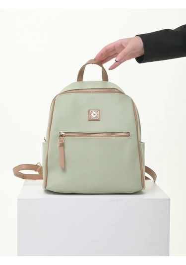 Daniele Patrici Deri Şehir Sırt Çantası A4 210533399 Khaki