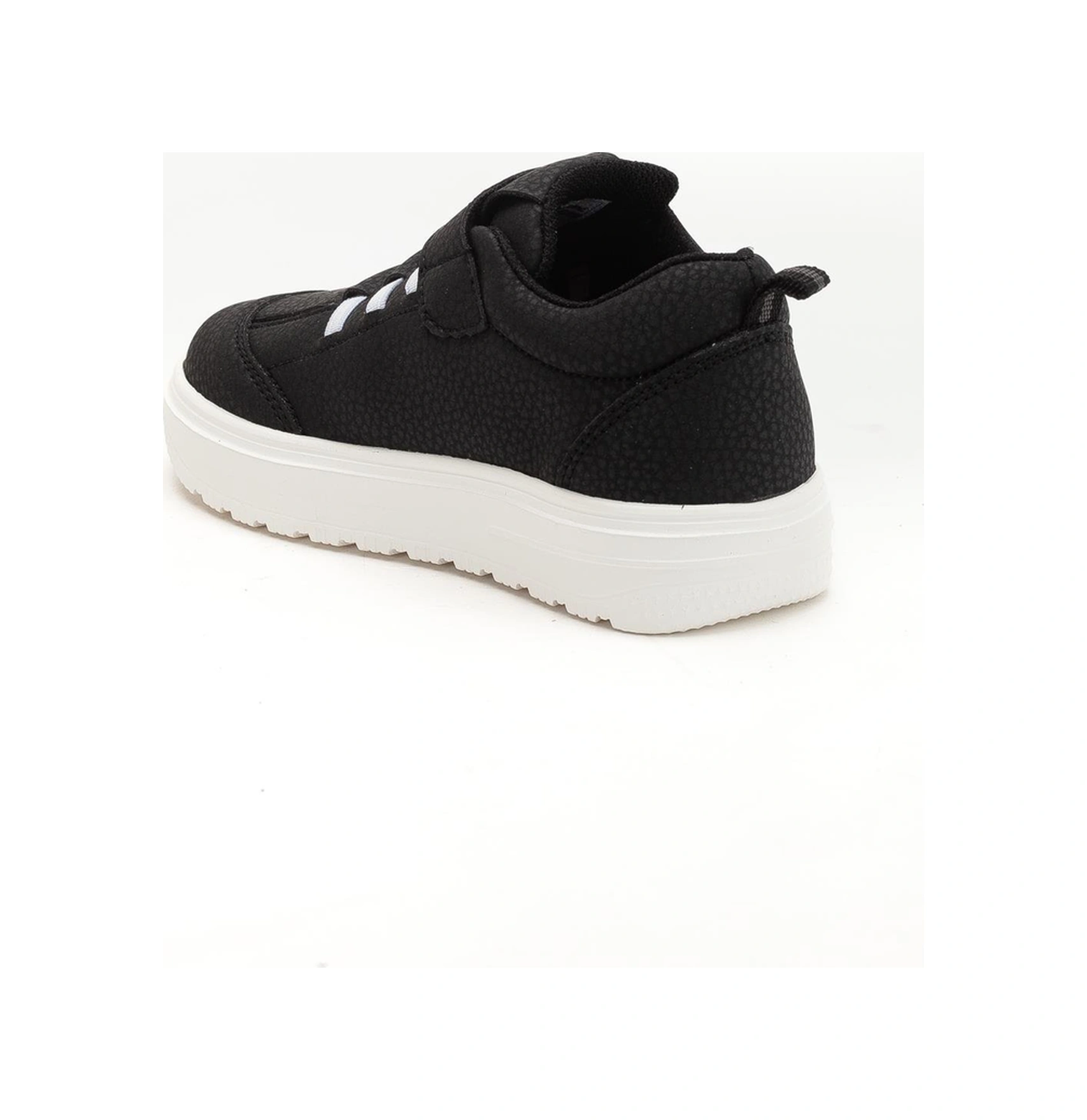 Şirinbebe Şiringenç Erkek Çocuk Spor Ayakkabı Ortopedik Siyah Cırtlı Elastik Bağcıklı-4198 Siyah