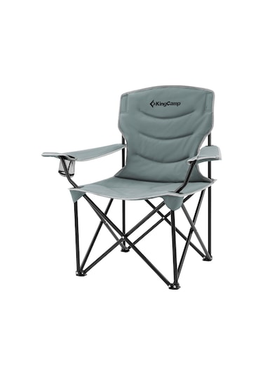 Kingcamp Juniper Ultra Konforlu & Takviyeli Kamp Sandalyesi Grey Gri
