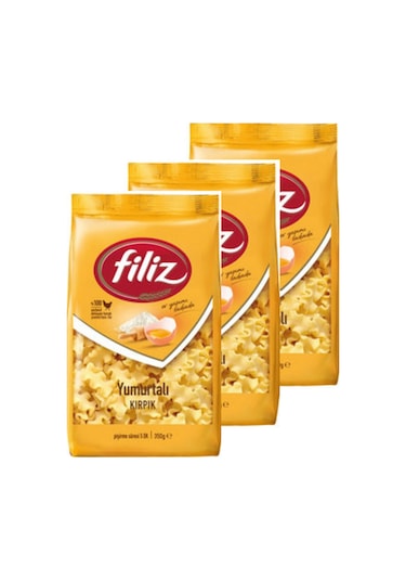 Filiz Yumurtalı Kırpık Makarna 3 x 350 G