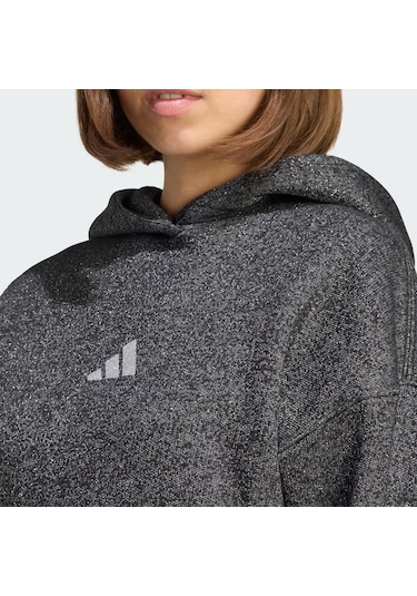 Adidas All Szn Holiday Glitter Kadın Sweatshirt C-adıjx4346b30a00 Siyah