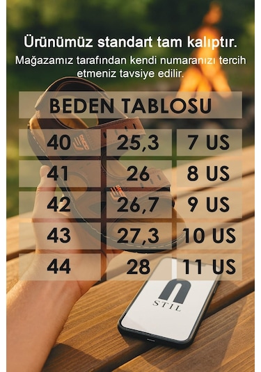 Günlük Erkek Sandalet Kalın Ortopedik Dikişli Taban Cırtlı Havuz Deniz Ayakkabısı 5201 Kahverengi