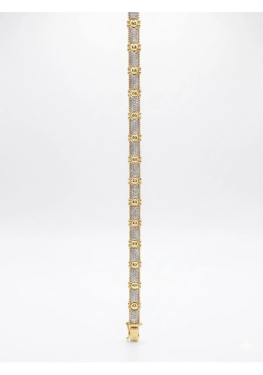 14 Ayar Altın Gold Top Bileklik 1226