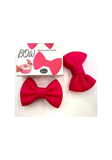 Fiyonk Şeklinde Silikon Tutacak Çok Renkli