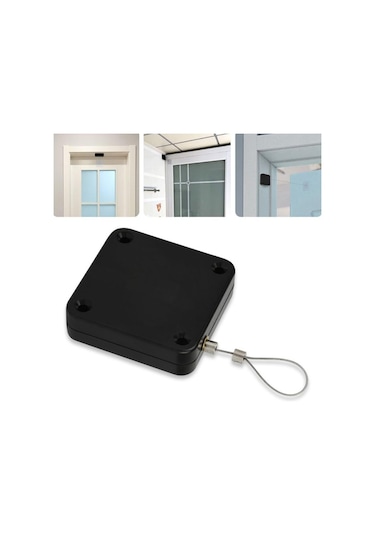 Sones P093 Otomatik Kapıcı Telescher Kapı Kapatıcı Sürgülü Kapı Hırsızlık Önleyici Kutu, Özellikler: 3. Nesil Siyah Tüm Tutkal 1500g 1.2m