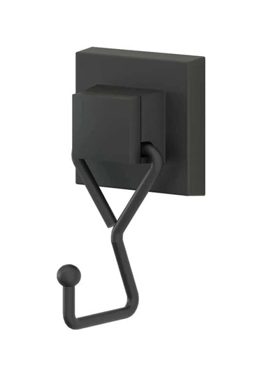 Easyfix Yapışkanlı Banyo Havlu Askısı Siyah Tek Kancalı Siyah