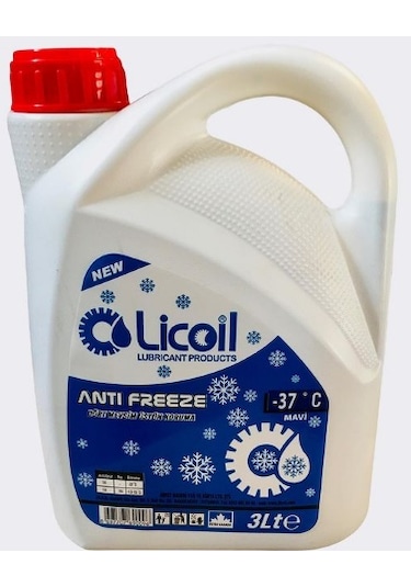 Licoil Antifriz Mavi -37C 3 Lt - 3Kg-15Kg-16Kg Mevcut