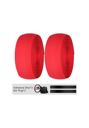 Cbtx Bisiklet Kendinden Yapışkanlı Köpük Gidon Bisiklet Kolu Bantı Kırmızı
