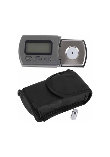 Lemestar Siyah Plak Kalem İzi Gücü Ölçer - Gri Renk, Lcd Ekran, Mavi Arka Işık, Otomatik Kapatma, Hassas Ölçüm Pil Dahil Değil