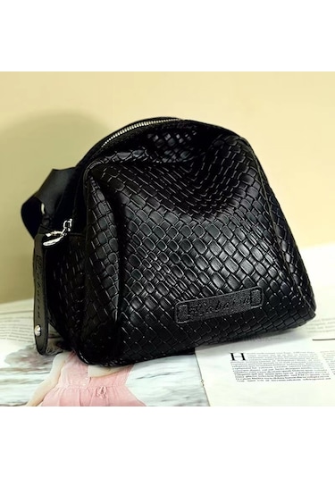 Patlayıcı Moda Çok Yönlü Hafif Lüks Rahat Kabuk Çanta-siyah Siyah