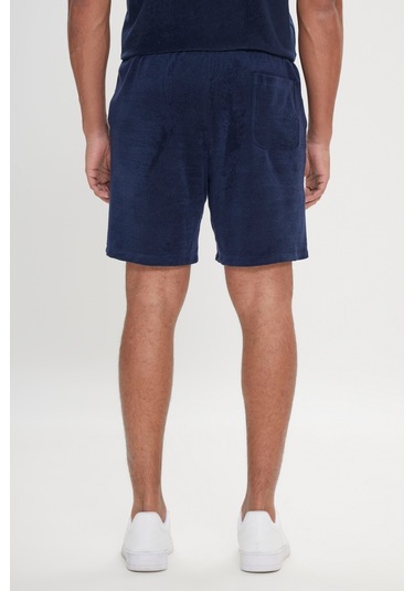 Ac&Co / Altınyıldız Classics Ac&Co / Altınyıldız Classics Standart Fit Normal Kesim Havlu Şort 534685501 Lacivert