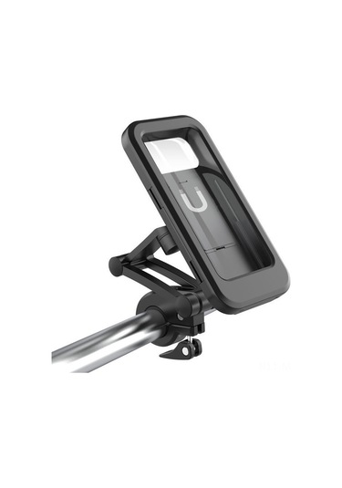 Monyee Büyük Boy Su Geçirmez Bisiklet-motosiklet Telefon Tutucu: Açı Ayarlanabilir, Sağlam Sabitleme, Kol Üstü Montajlı