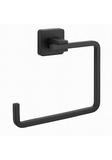 Black İcon Kare Havluluk Siyah