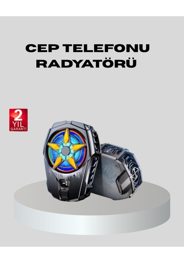 Telefon Soğutucu Radyatör Type-c Bağlantılı 2 Kademeli Dijital Kontrollü