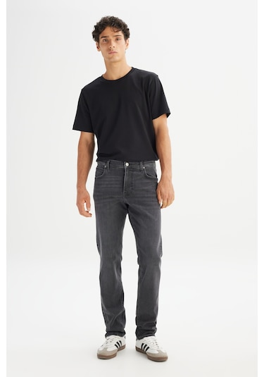 Lee Pamuklu Staight Fit Esnek Erkek Jean Pantolon Ml707pycb Gri