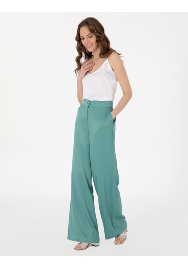 Pierre Cardin Kadın Yeşil Pantolon 50299799-vr054