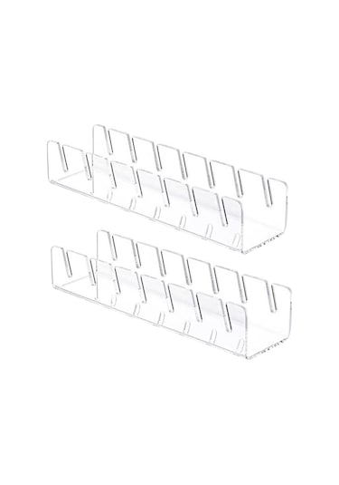 Suntek Şapka Depolama Rafı Masaüstü 2-adet-şeffaf-4mm