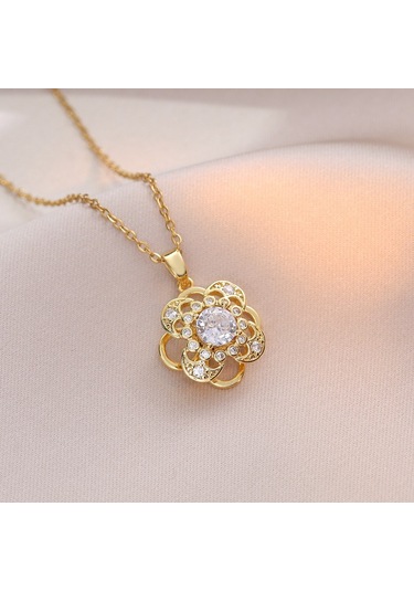 Bayan Kolye: Moda Estetiği Titanyum Çelik Kolye No.229 Çok REnkli