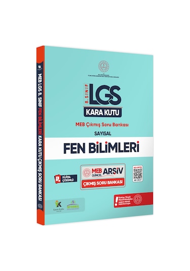 8.Sınıf LGS Fen Bilimlerinin Kara Kutusu Dijital Çözümlü Çıkmış Soru Bankası