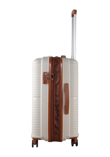 Mçs Group V379 Aura Y.üretim Pp Valiz 75 Cm S21yy100014275 11139 Kemik/kahverengi