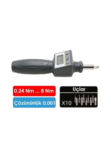 Loyka Ans-r-8 Dijital Torkmetre Tornavida Seti 8nm