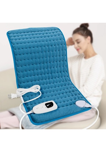 Elmpaly Renkli Mavi Xl Isıtma Pedi 6 Seviye 140 F Hızlı Isıtma Yıkanabilir Hediye Çok Renkli Mavi