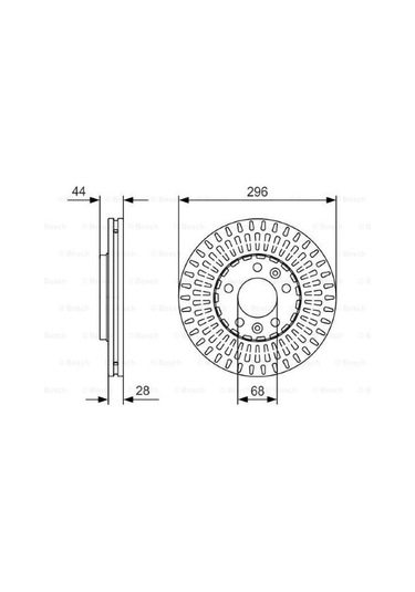Renault Trafic 1.6dci 2014-2019 Bosch Ön Disk 2 Adet