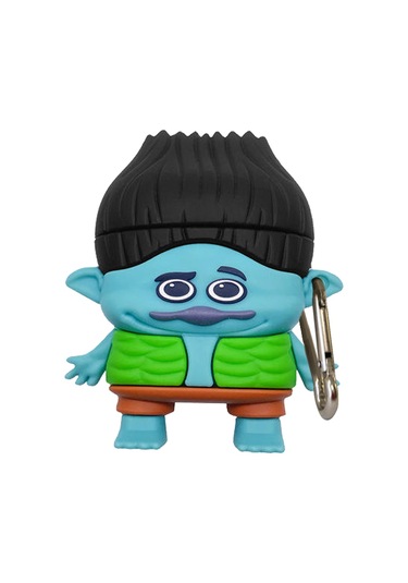 Bipower Airpods 1-2 Uyumlu Kılıf Trolls Yeşil