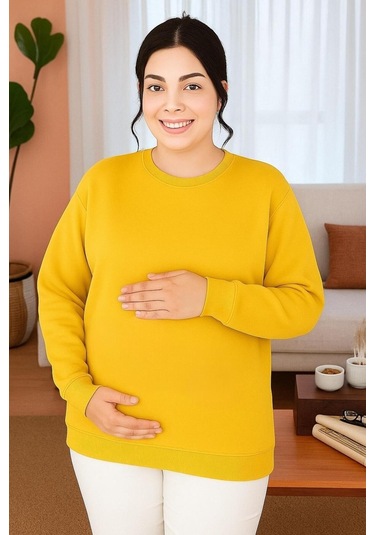 Benroma Baskılı Hamile Sweatshırt