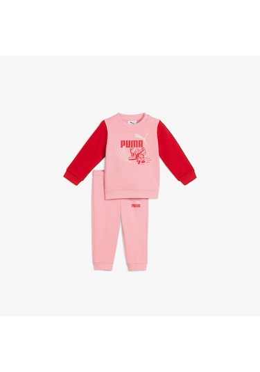 Puma Minicats Little Runners Çocuk Pembe Eşofman Takımı 689735 Pembe