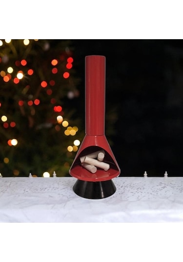 Pazly Yılbaşı Suntek Şömine Küçük Kırmızı Işık Heykelcik Gd