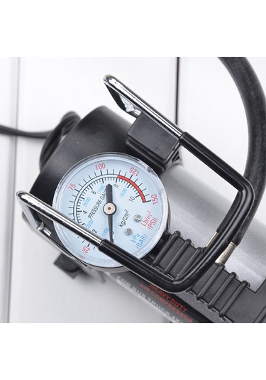 Aubyhe 12v Arabalı Lastik Hava Kompresörü - 150 Psı Yüksek Basınçlı, 27l/min Hızlı Enflasyon, Araba/motosiklet/spor Topları İçin Siyah